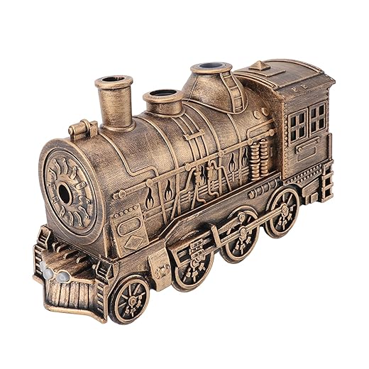 Train Humidifier, Dual Mist Outlets, 300ml Capacity, Cool Mist Diffuser Train Design to Improve Air for Bedroom Office Desktop with 2/8 Hours Timing Function