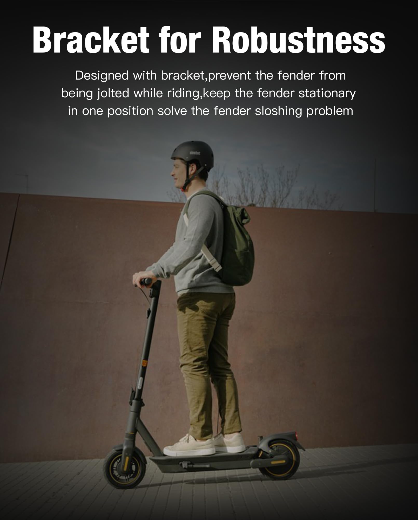 Garde-boue arrière pour trottinette électrique compatible avec Segway Ninebot Max G2 G65, garde-boue avec feu arrière, accessoires originaux