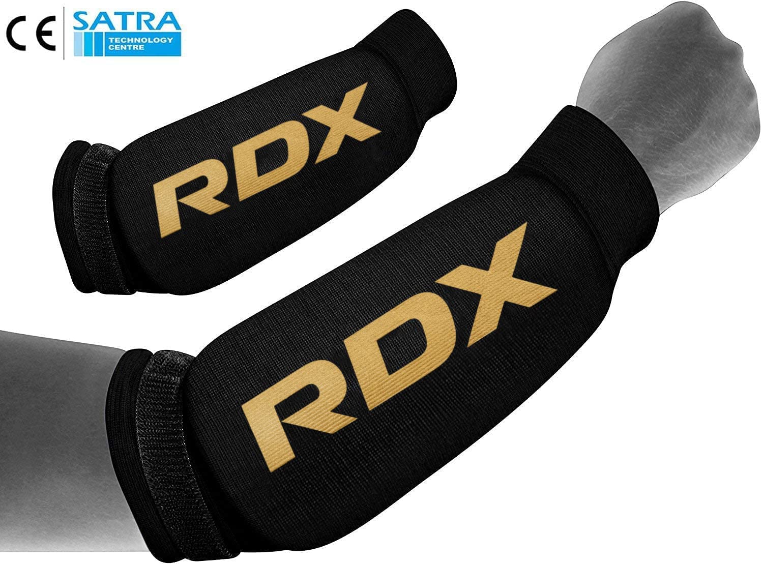 RDX MMA Antebrazo Brace boxeo Cojines manga protector compresión gimnasio envoltura acolchado protector