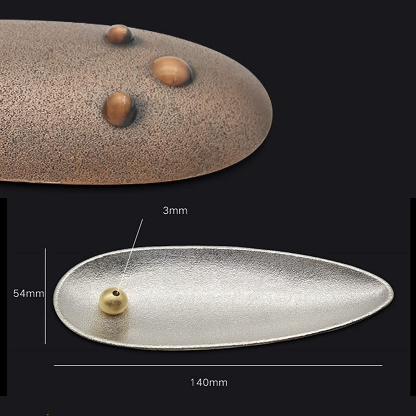 Amazon｜お香立て 線香立て ブロンズ シルバー 2個セット シンプル