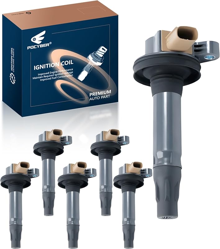 Bobinas de ignição POCYBER UF646 para Ford 3.5L V6 EcoBoost – conjunto com 6 unidades