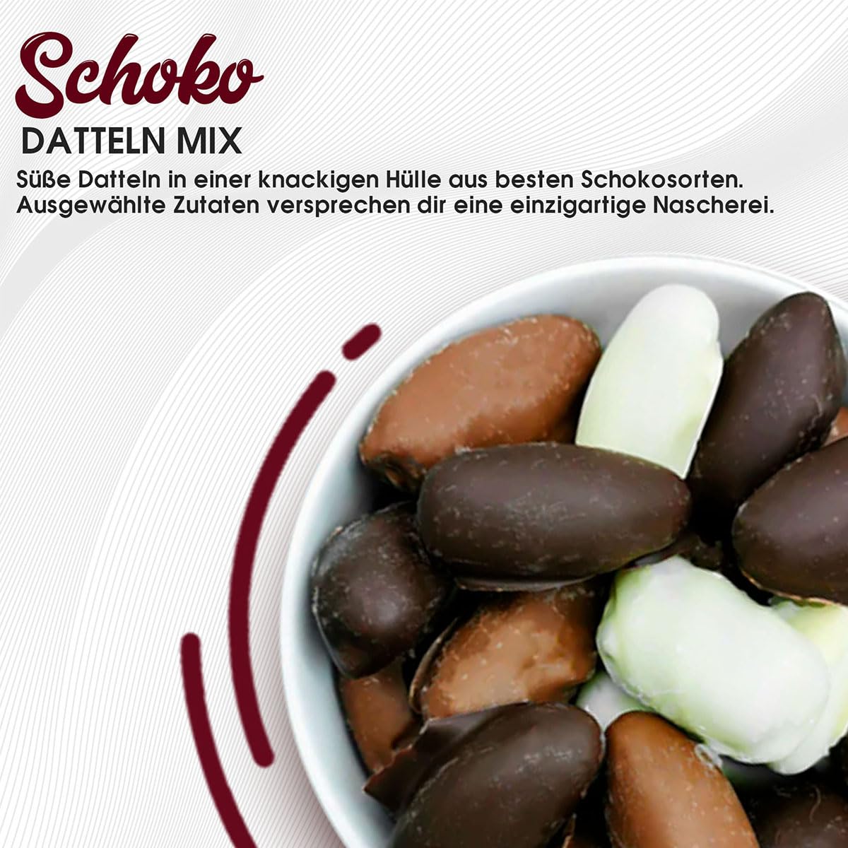 Sultan’s Palace Datteln in edler Schokolade – 1000g – Fruchtig & knackig – Versand mit Kühlpads - Schokoladenfrüchte – Geschenkidee