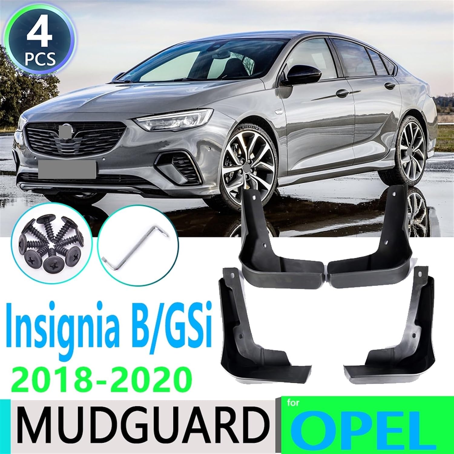 For opels Insignia B 2018 2019 2020 MK2 Car fenders Mudguard Mud Flaps Guard Splash Flap Accessories