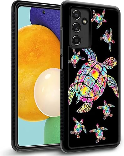 Miniatura 2 de CARLOCA Funda compatible con Samsung Galaxy A13 5G, colorida familia de tortugas arcoíris para Samsung Galaxy A13 5G, diseño gráfico de moda, a