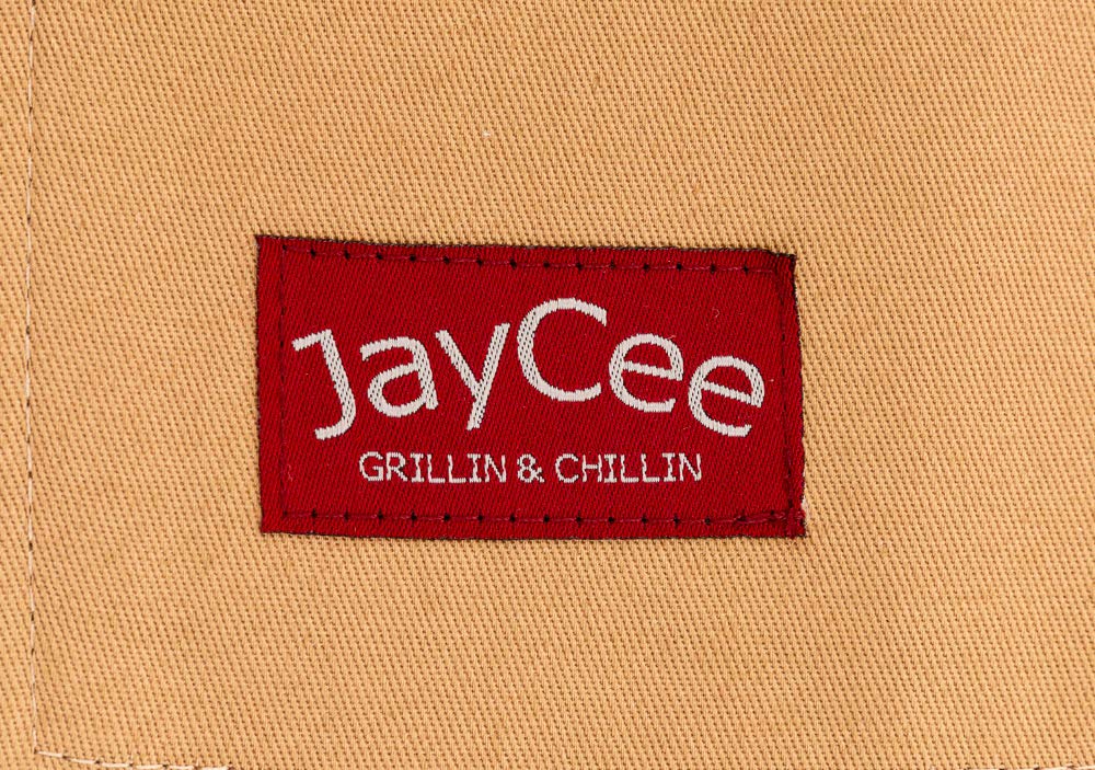 JayCee Fartuch do BBQ, grilla, gotowania, hobby i warsztatu, 5 kieszeni, krzyżowe plecy, 2 szlufki na narzędzia/ręczniki, 284 g bawełny, wspaniały prezent