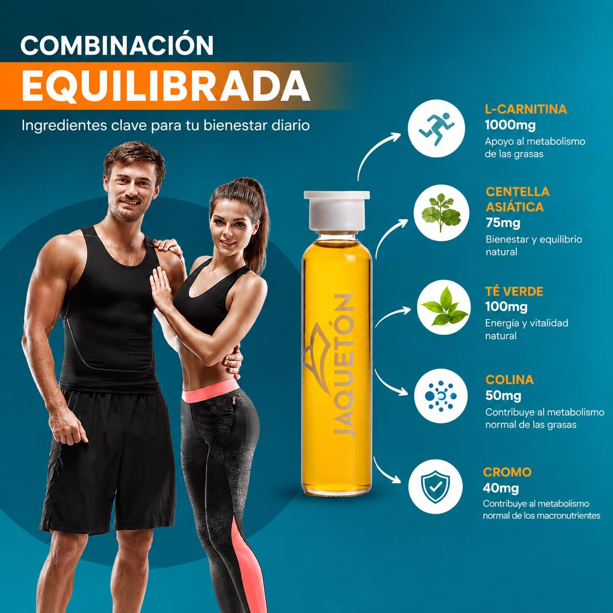 l carnitina quita el apetito Agua de Mar 4 en 1 | QUEMAGRASAS NATURAL + 1000mg L-Carnitina + Té Detox,  Cromo & Colina | Fórmula Avanzada Con Dosis Óptima