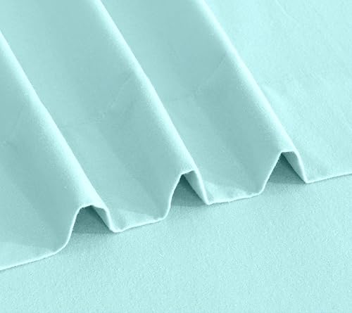 Miniatura 5 de RUVANTI Sábanas de franela de tamaño matrimonial, juego de sábanas de franela 100% algodón cepillado, bolsillos profundos de 16 pulgadas (se adapta