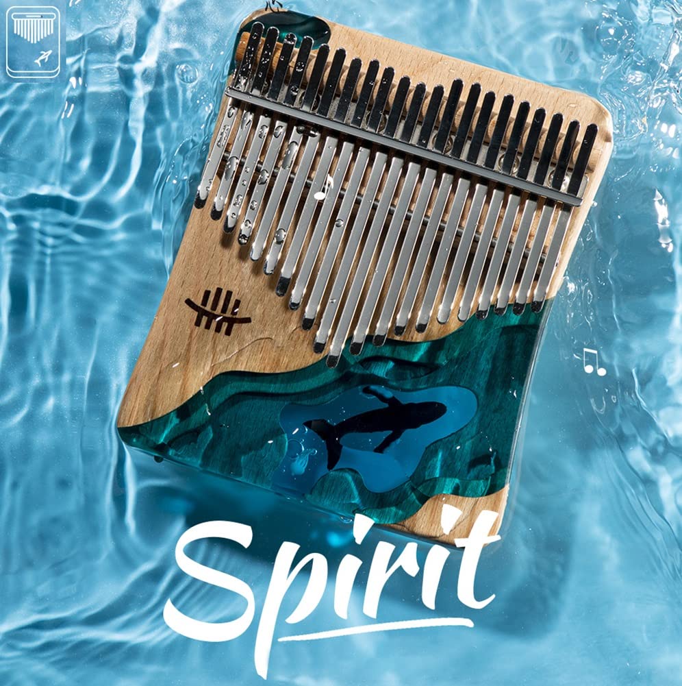 Kalimba 21 clés Thumb Piano, Ocean Blue Ocean Baleine Design, Cadeau d' instruments de Musique for Enfants Adultes Débutants Professionnels, Comprend Tuning Hammer Premium Piano Sac Livre de Chanson Kalimba 21 clés Thumb Piano, Ocean Blue Ocean Baleine Design, Cadeau d' instruments de Musique for Enfants Adultes Débutants Professionnels, Comprend Tuning Hammer Premium Piano Sac Livre de Chanson
