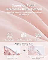 Vista 3 de little dove Toldo de cama con luces de estrellas, toldo de doble capa para cama, tienda de campaña de princesa para habitación de niñas, cortina