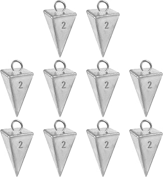 Pyramid Sinkers Fishing Weights Sinkers for Saltwater Pyramid Weights Surf Fishing Gear Tackle 1oz 2oz 3oz 4oz 5oz 6oz 8oz