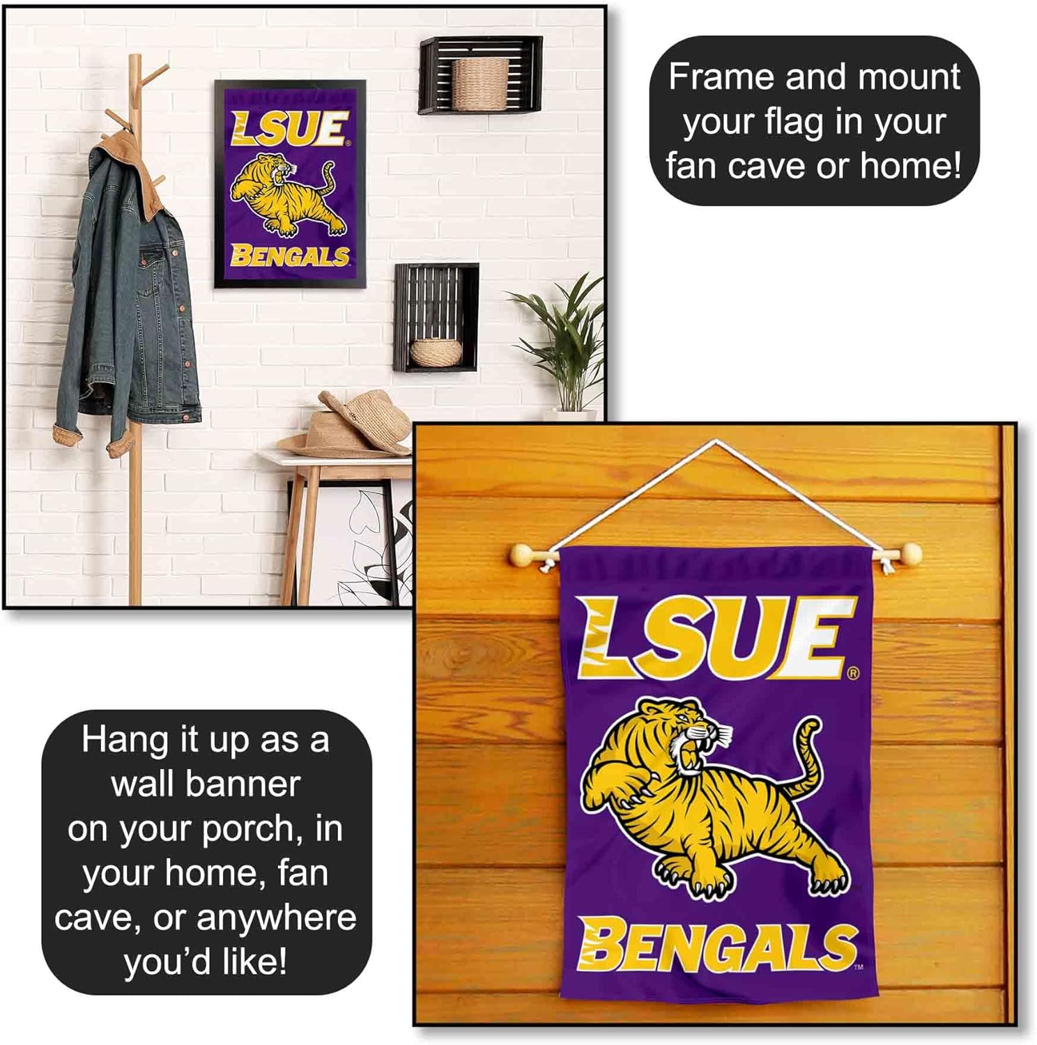 LSU Eunice Garden Flag