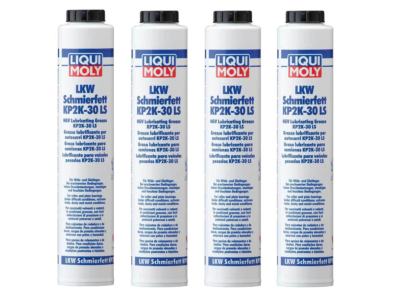 4X Original Liqui Moly 400g LKW Schmierfett KP2K -30 Lube Shuttle 3347