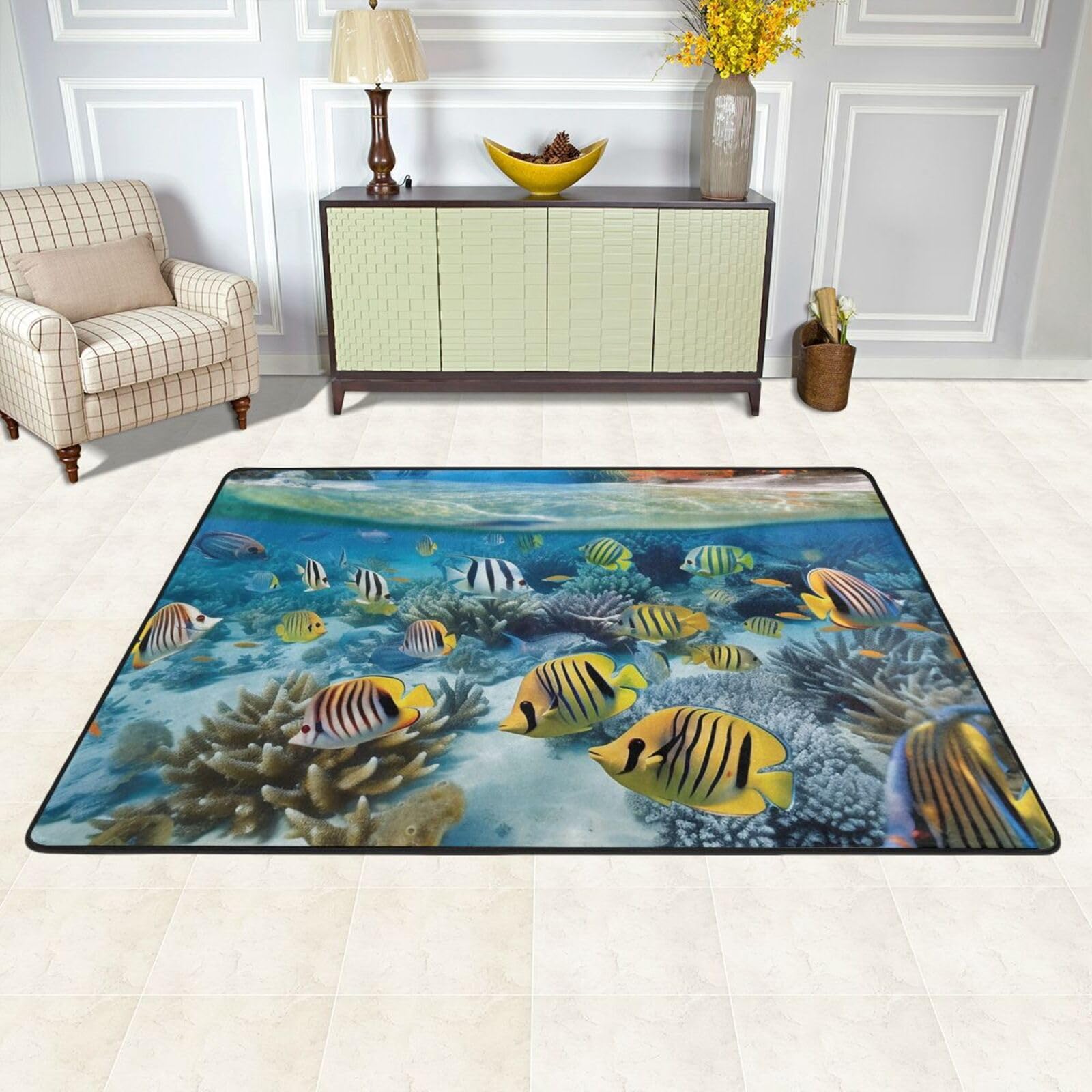 Tapis de sol doux pour chambre et cuisine le confort moelleux au quotidien
