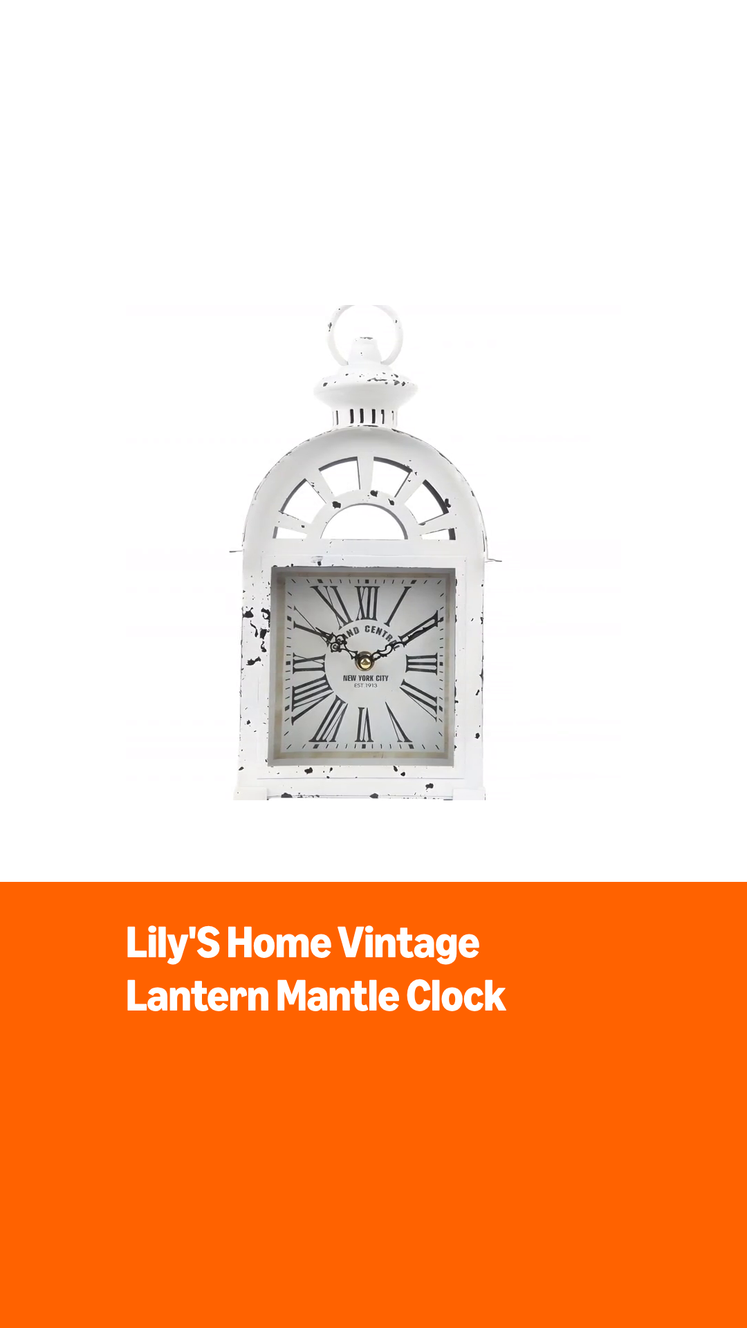 Amazon.com: Lily's Home Vintage Inspired Lantern Grand Central New