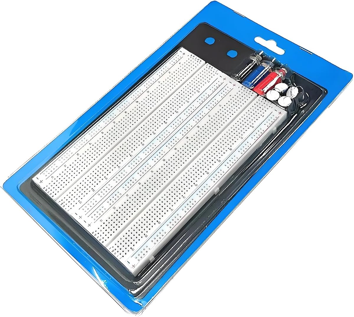 HaoDuoQian 1660 Tie-Points Solderless Breadboard with Aluminum Back Plate Large Breadboard Compatible with Arduino