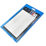 HaoDuoQian 1660 Tie-Points Solderless Breadboard with Aluminum Back Plate Large Breadboard Compatible with Arduino
