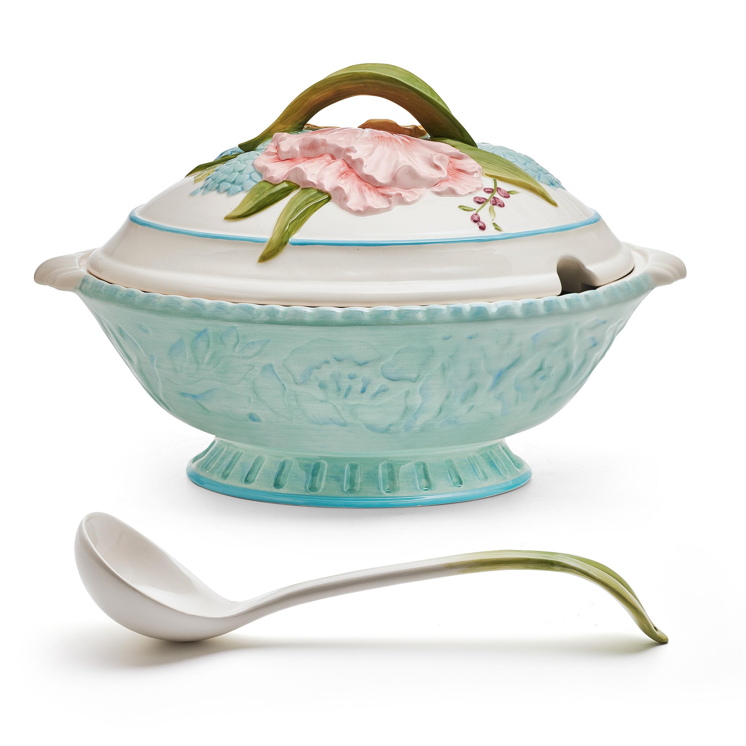 Amazon.com | Fitz and Floyd Meadow Tureen Covered Serving Bowl