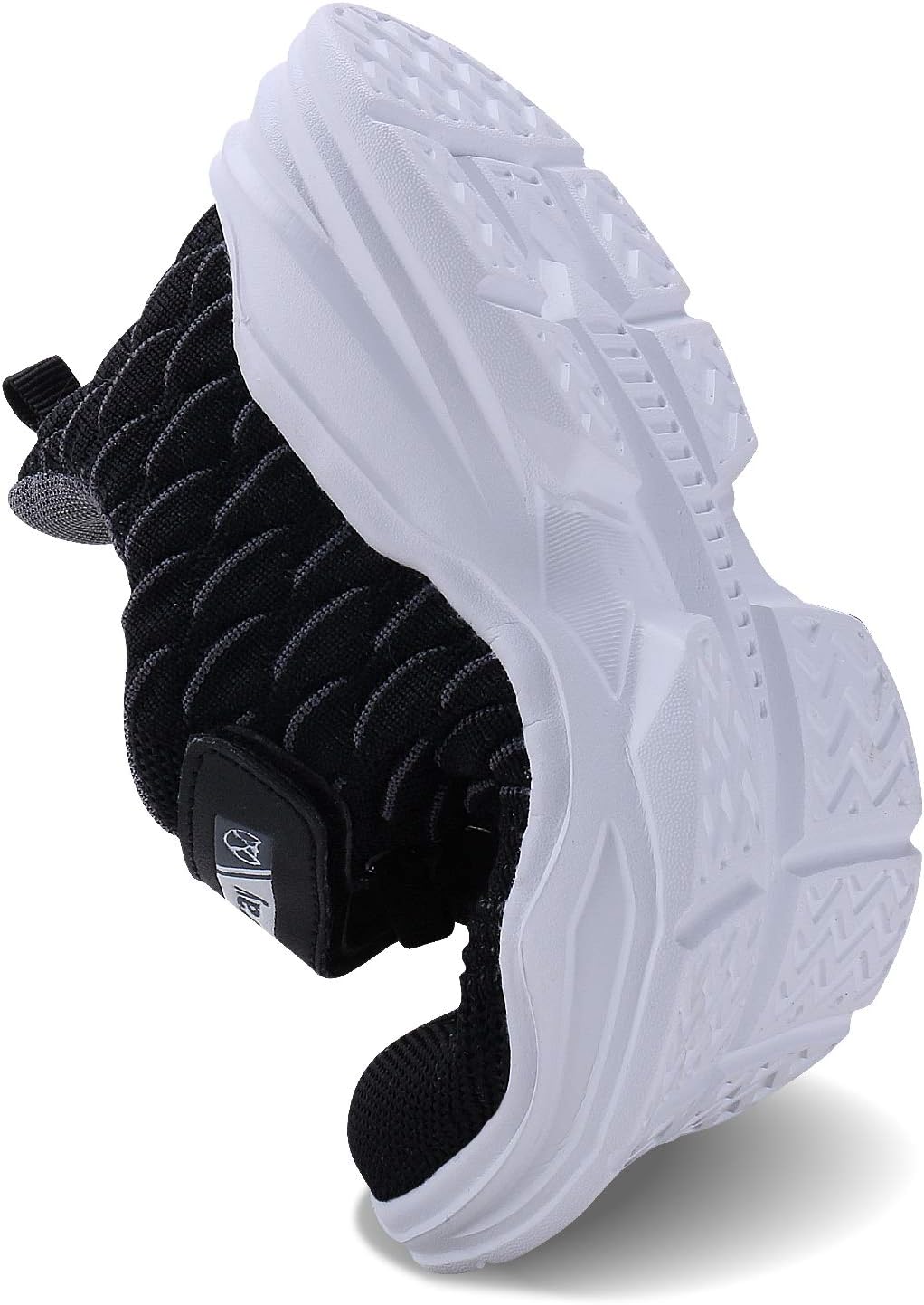 Vivay Kids Running Shoes Boys and Girls Lightweight Comfortable Athletic Sneakers(1-Black,Size 12 Little Kid)