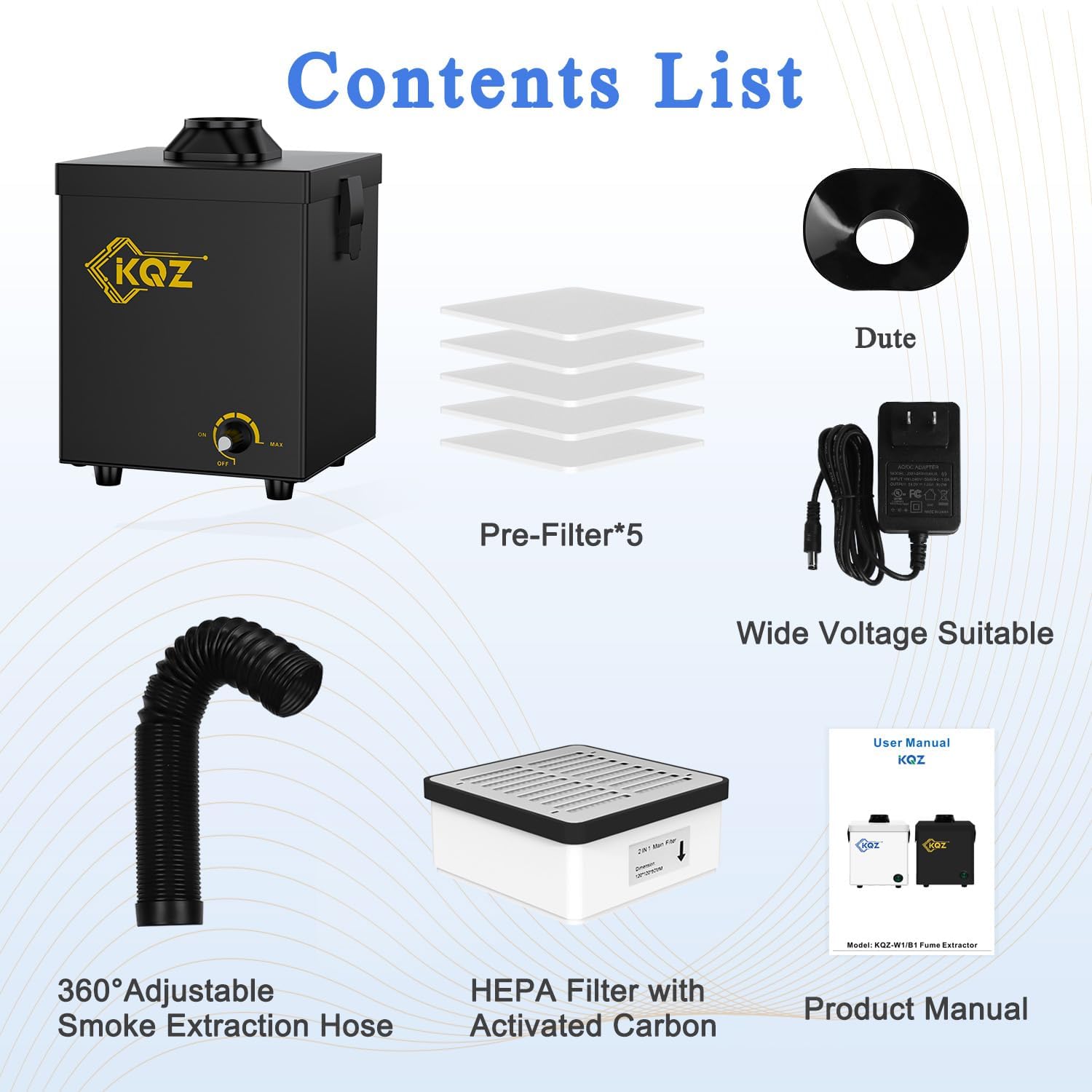KQZ Soldering Fume Extractor - Breathe Easy! -7