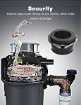 Garbage Disposal Parts for Insinkerator, 75499 Flex Coupler Replacement Parts Compatible with Insinkerator Anti-Vibration Tailpipe Replaces Part Number 74085