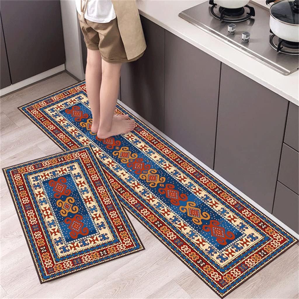 Thick Bohemian Carpets Decor for Kitchen Mat for Kitchens Rug Bath Bedroom Doormat Long Hall