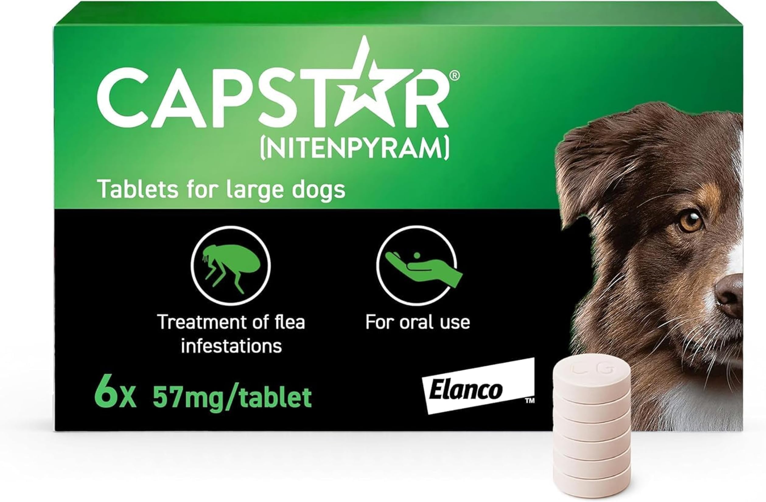 Capstar Flea Tablets for Dogs 57mg