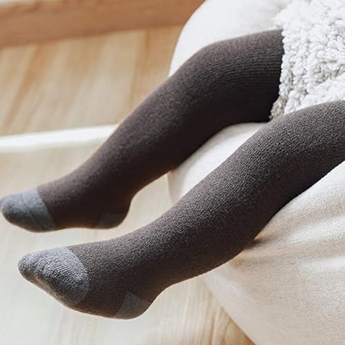 Miniatura 2 de Leggings cálidos de forro polar para niñas, pantalones largos con forro de invierno grueso para bebé, pantalones vaqueros para niñas pequeñas