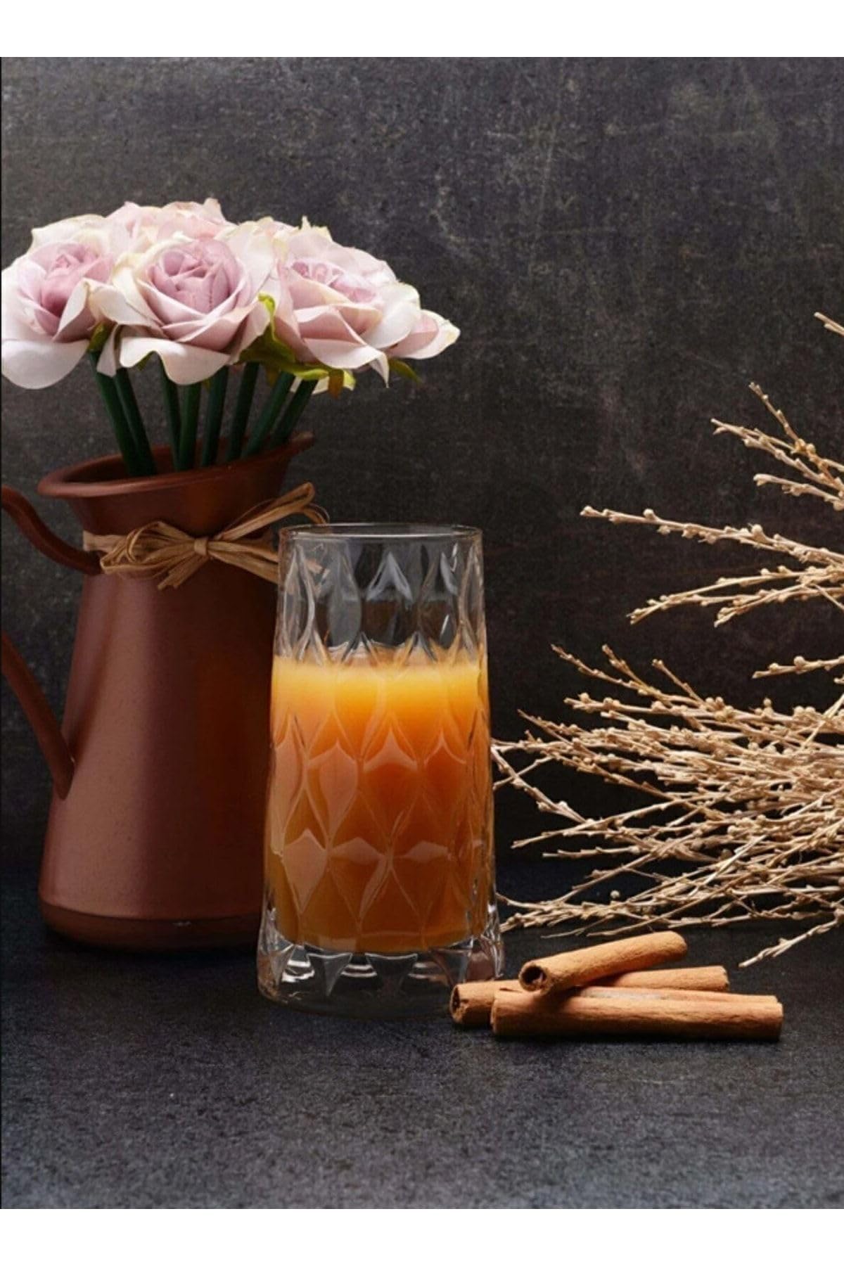Pasabahce Orjinal Leafy Meşrubat Bardağı 8'li 450cc Su Limonata Bardağı Bardak 450ml 999147214