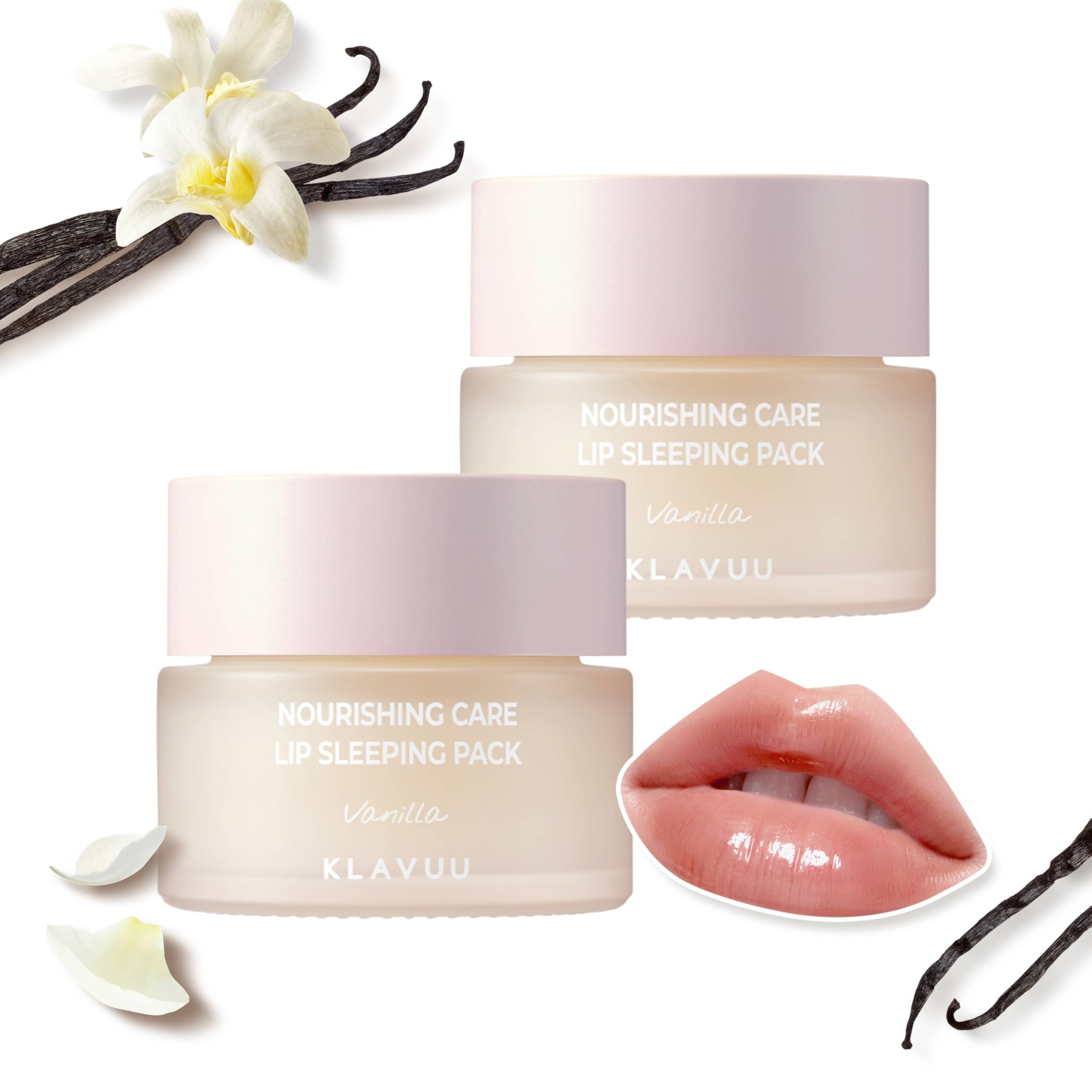Amazon.com : Klavuu Lip Mask Set (2PCS) – Overnight Deep Hydrating