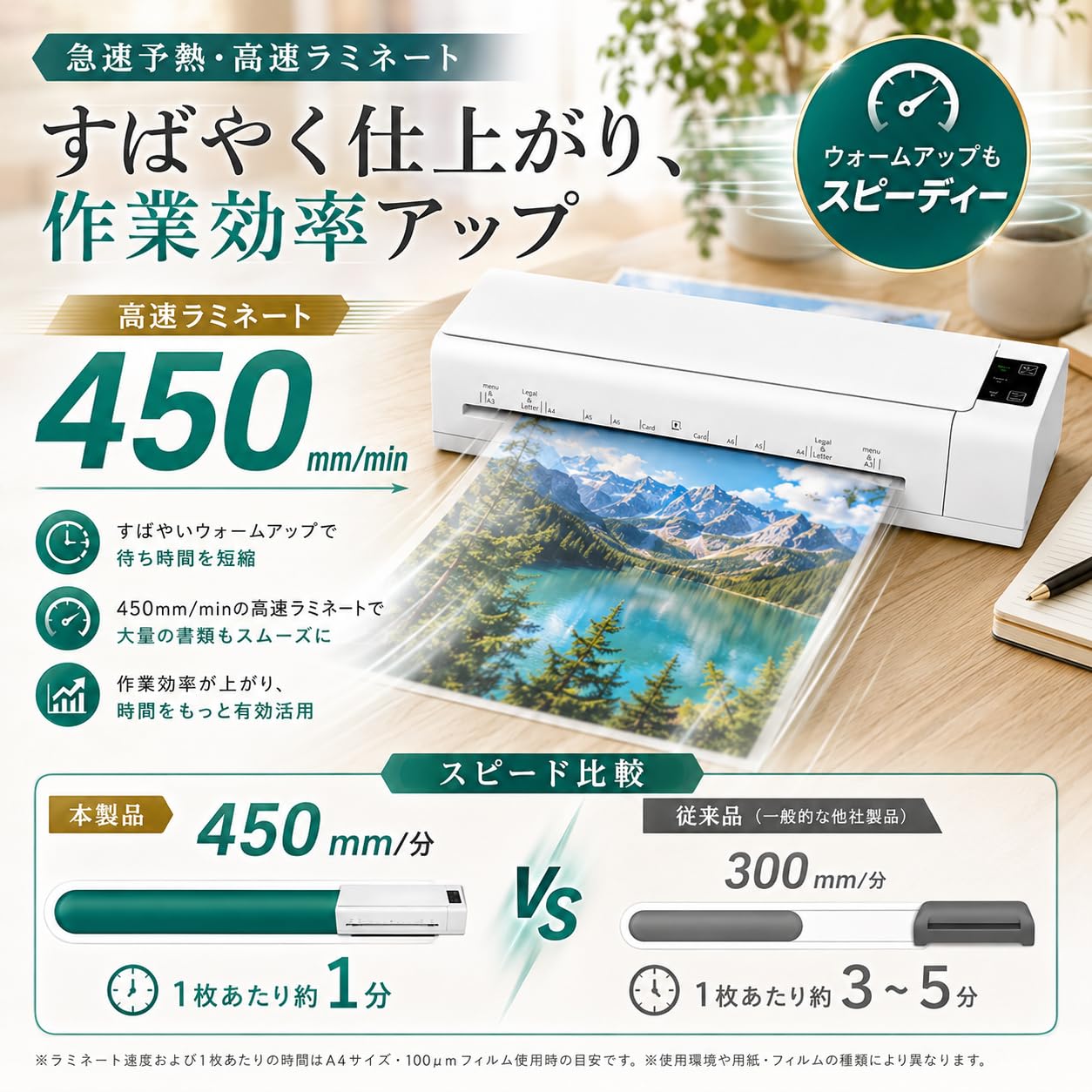 Amazon | ラミネーター A3/A4対応 ラミネート 器 80~150μmフィルム対応