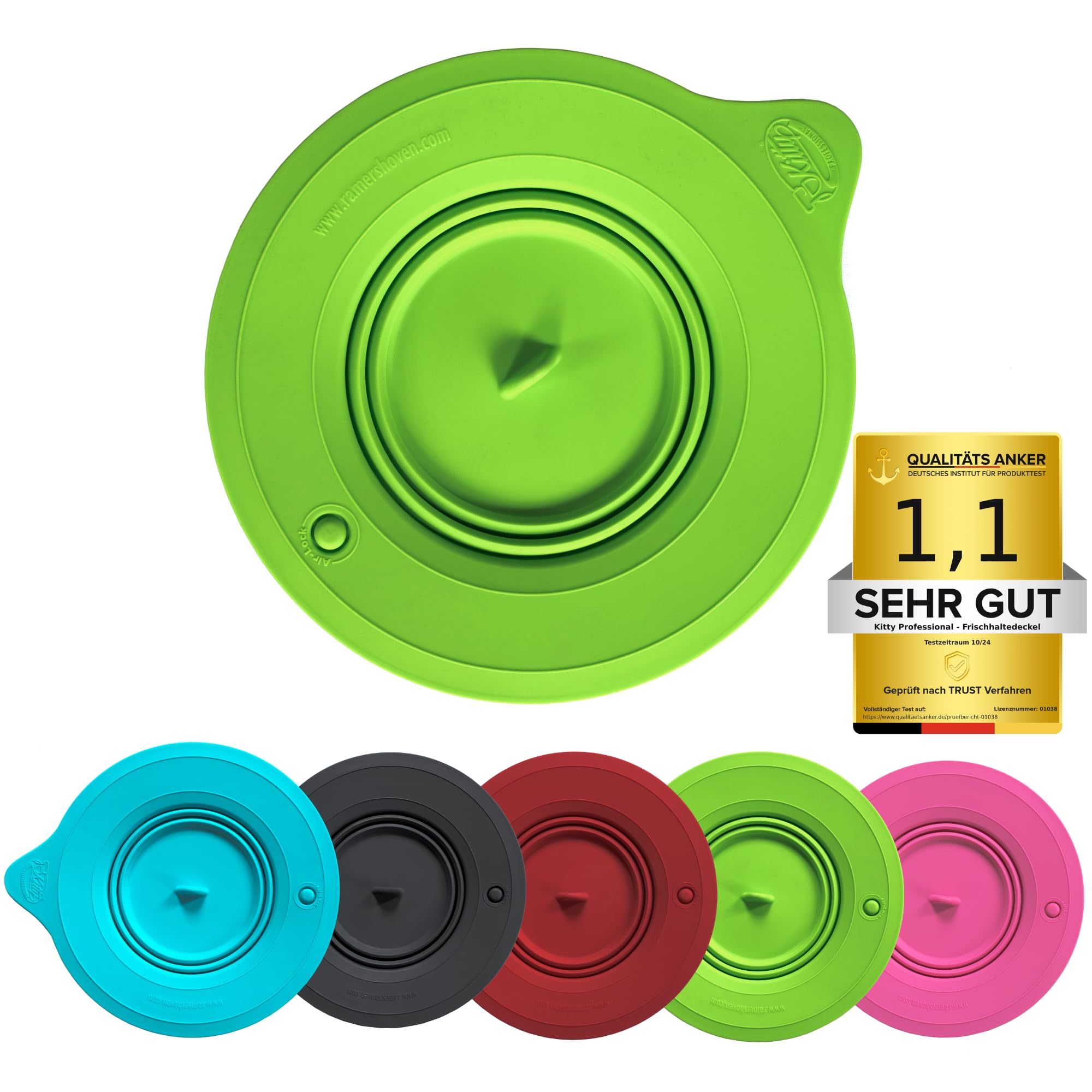 Coperchio per contenitore in silicone lavabile in lavastoviglie, accessori compatibili con KitchenAid Protezione del miscelatore con valvola dell'aria per ciotola da 3 l, 4,3 l e 4,8 l per angolo