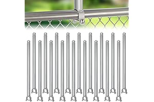 18 Pk Chain Link Fence Extension Kit - Sturdy 25' Height