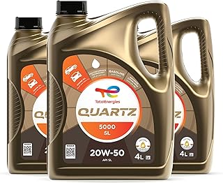 TotalEnergies Quartz 5000 20W 50 SL Engine Oil 4 Liters 3-Pack