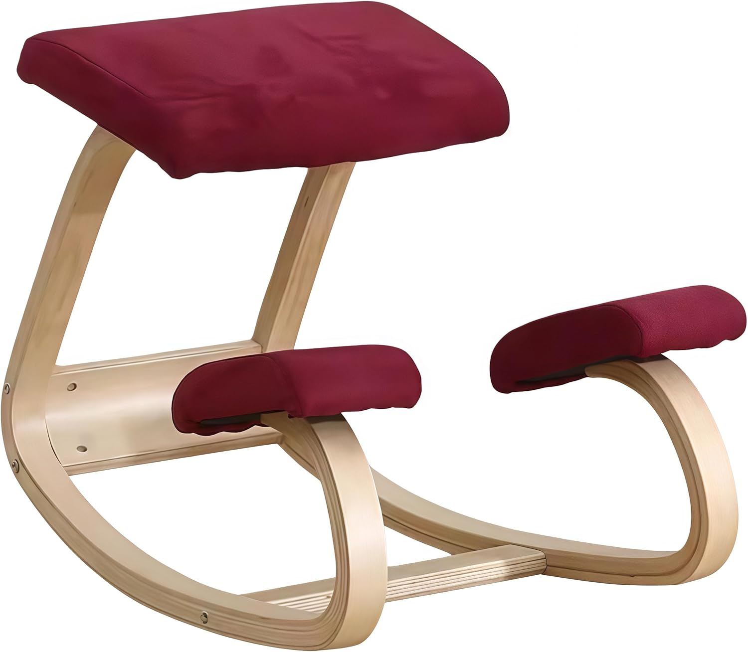 Adjustable Ergonomic Kneeling Chair with Padded Seat and Backrest, Posture Correcting Knee Chair for Office Desk, Comfortable Floor Sitting Alternative (Black)