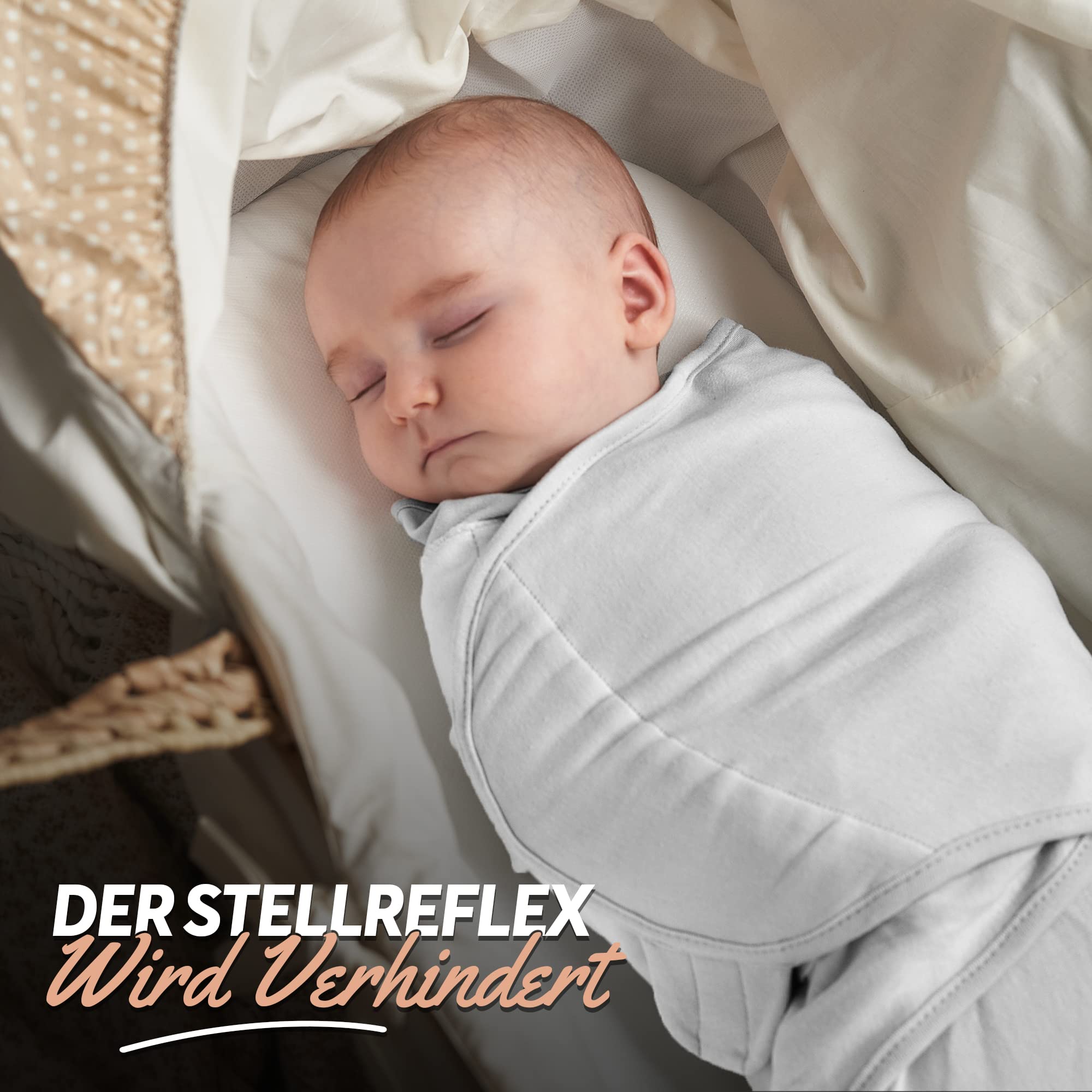 Juicy Bumbles Pucksack Baby 0-3 Monate - 3er Set Pucktuch 0-3 Monate - Babydecke Baumwolle 100% - Unerlässliche Baby Erstausstattung als Baby Decke Neugeborenen Mädchen und Jungen