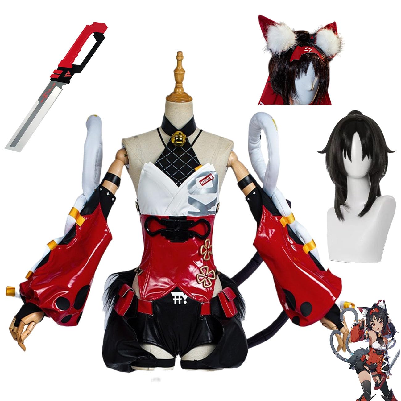 【全頭面・硬質マスク】猫宮又奈　着ぐるみ 　マスク コスプレ Amazon.co.jp: 全頭面硬質マスク原神 珊瑚宮心海 着ぐるみ