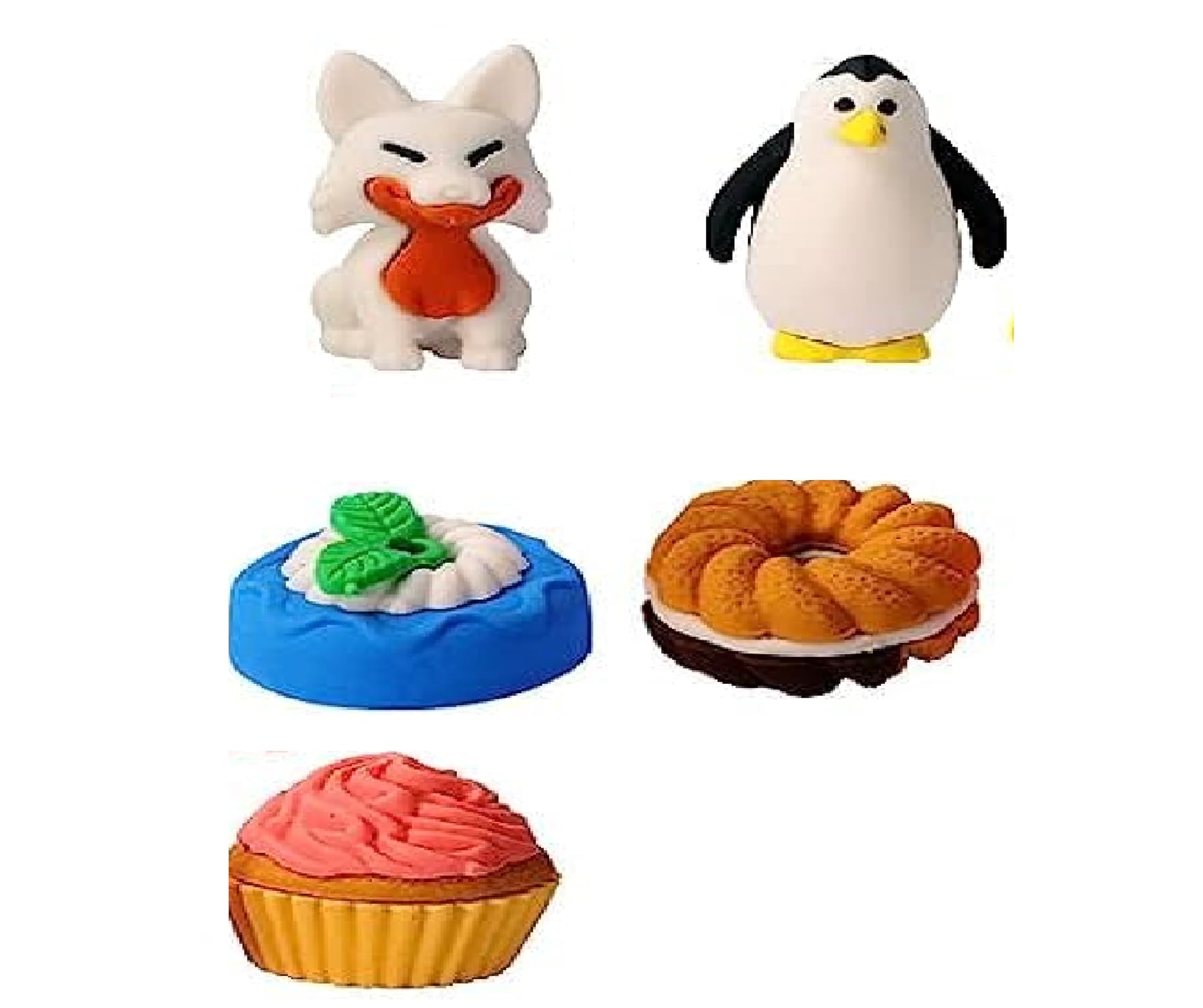 Cartoon theme ErasersEraser for Kids Different Shapes Pencil Erasers 3D cartoon animation Theme Cute Toy Fun Small Stylish Colourful Mini Cartoon Erasers Set for Gift- Set of 5 (B0D98GNKLJ) Amazon Price History, Amazon Price Tracker