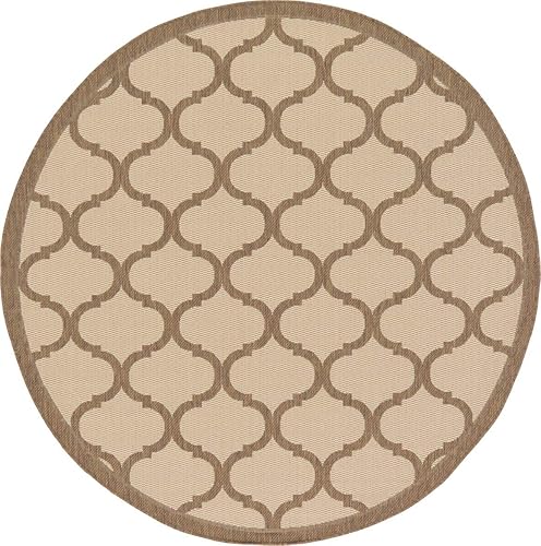 Vista 10 de Unique Loom Alfombra Colección enrejado Marroquí Celosía Transicional Interior y Exterior, Polipropileno Gris/Plateado