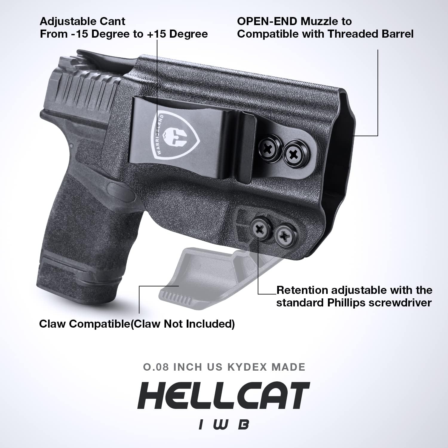 Buy IWB Kydex Holster Optional Glock 17/19, Glock 43/43X(No MOS