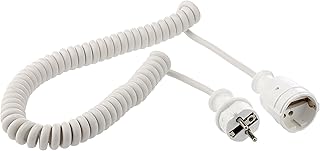Neolab 1 2032 - Cable alargador en espiral (0,8 a 2,5), color blanco
