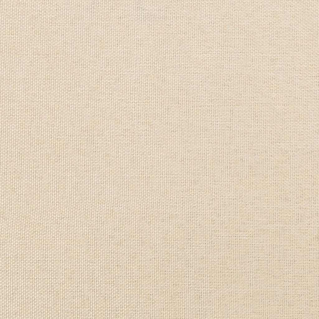 Cabecero color crema, 90 x 5 x 78/88 cm, tejido de poliéster transpirable, madera de alerce maciza, regulable en altura, panel trasero resistente, salón y dormitorio