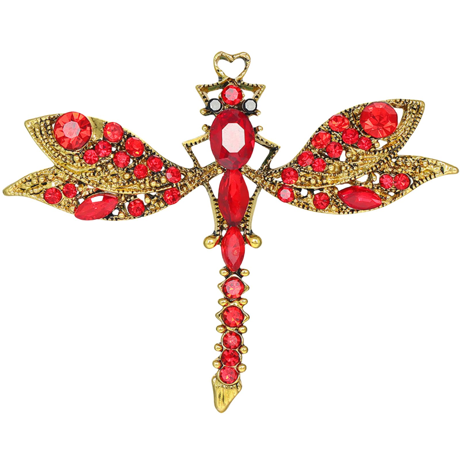 FAIRYGATE Brooch Pins Retro Crystal Rhinestone Brooches for Shirt Collar Decoration, B20 — view 61