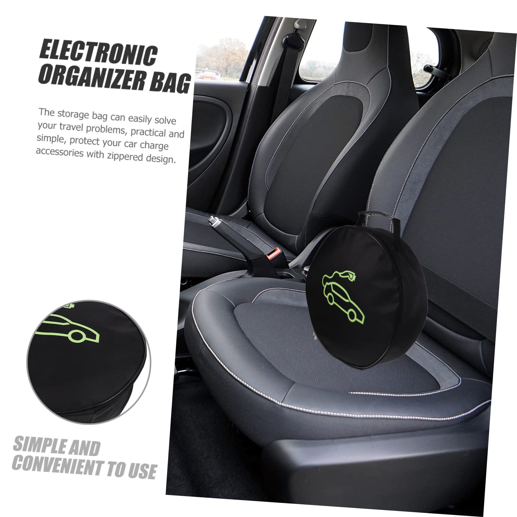 Bolsa De Cables Ev Estuche para Cargador De Vehículos Eléctricos Organizador Compacto Práctico Accesorio para Coche