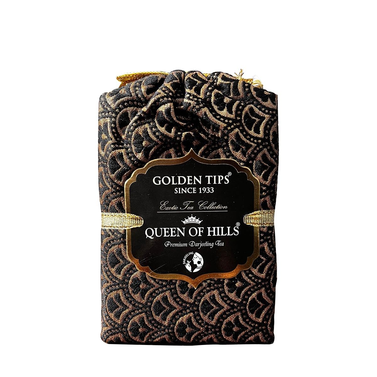 Golden Tips Queen of Hills Premium Darjeeling Whole Leaf Tea Brocade Bag (100 Gram, 50 cups) (B01MT9OASC) Amazon Price History, Amazon Price Tracker