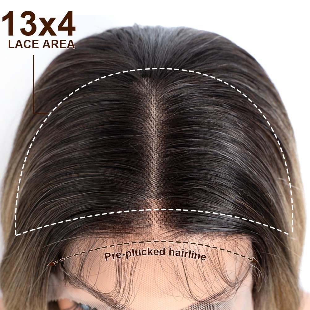 Style Icon 26” Big Curl Layered Synthetic Lace Front Wig 13x4 Large Lace Free Part Ombre Blonde Mixed Black Wig With Adjustable Cap Heat Resistant Fiber(26 Inches, NTSA4/10/23B/613C)