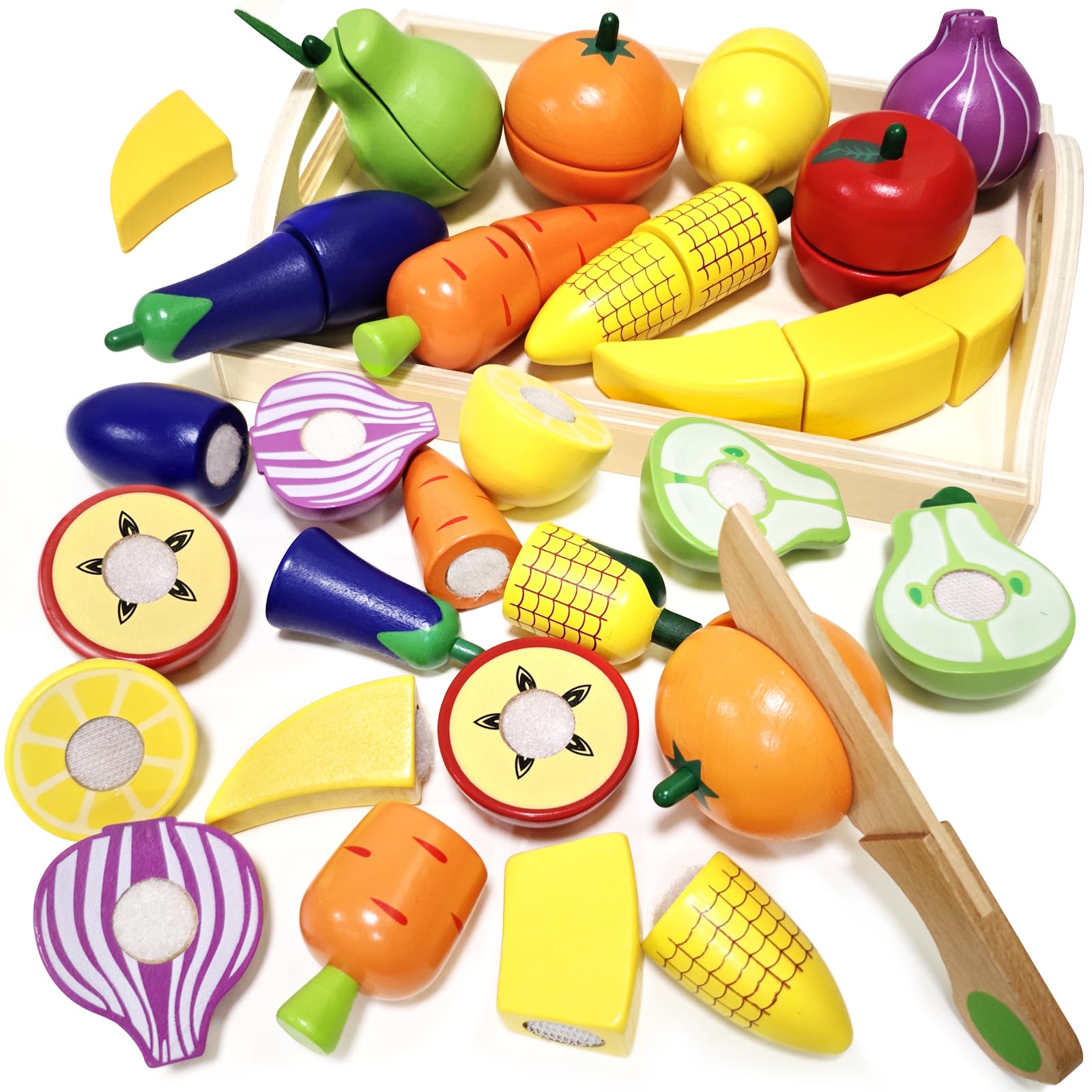 Wooden Kitchen Toy for Children, Children's Kitchen Accessories