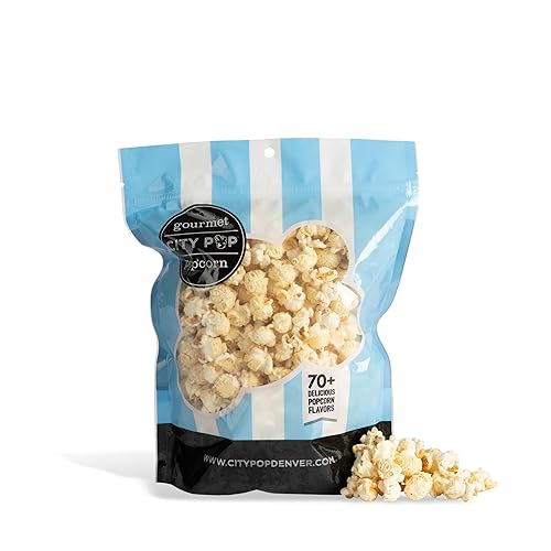 Palomitas de maíz gourmet con sal marina y pimienta agrietada, 11 tazas en total, hechas desde cero, fabricadas en Estados Unidos y sin OMG, ideal