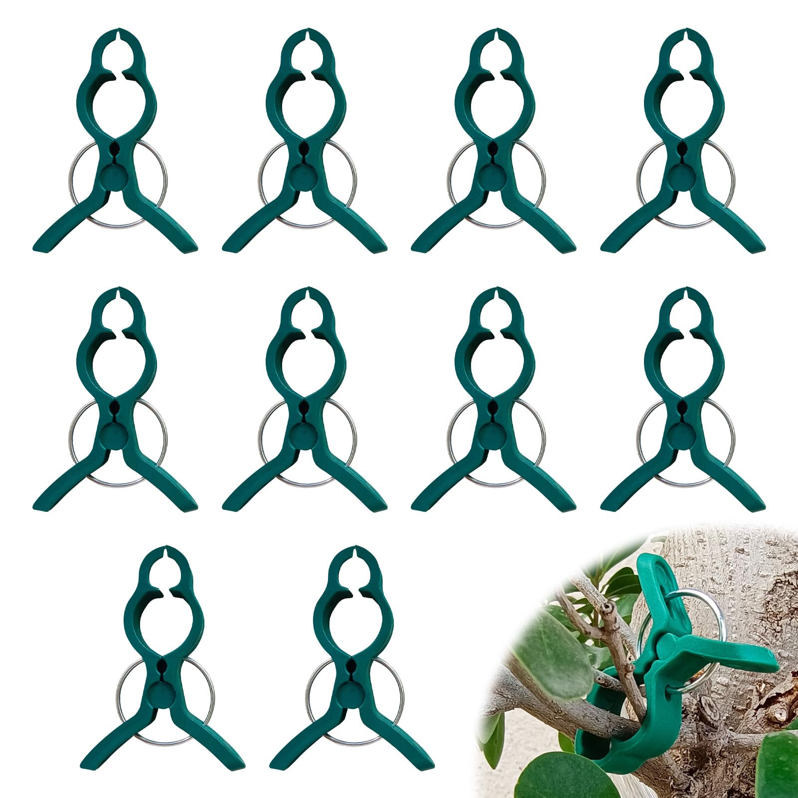 Pflanzenclips, Wiederverwendbare Pflanzenklammern Groß, Klammern für Pflanzen, Tomaten Klammern, Tomatenclips Blumenklammern, Pflanzen Clips für Unterstützen und Halten Garten Pflanzen Gemüsefrucht