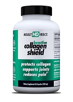HEALTH DIRECT - BeActive Collagen Shield - 120 Capsules - Advanced Green-Lipped Mussel Supplement for Collagen Protection -