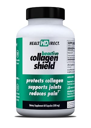 HEALTH DIRECT - BeActive Collagen Shield - 120 Capsules - Advanced Green-Lipped Mussel Supplement for Collagen Protection -